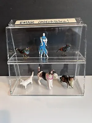 Vintage Thick Acrylic Well Made Store / Collectibles Display Shelf / Note Strip • $19.99