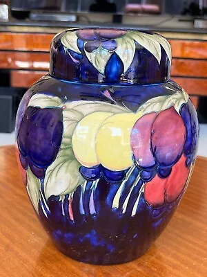 Very Rare Prestige William Moorcroft Wisteria Ginger Jar 1918-26 • $1350