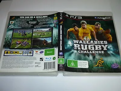 Wallabies Rugby Challenge (sony Ps3 Game G) (173842 A) • $4.87