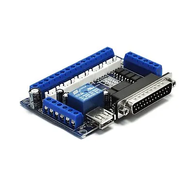 5 Axis CNC Breakout Board With Optical Coupler For Stepper Motor Driver MACH3 • $7.63