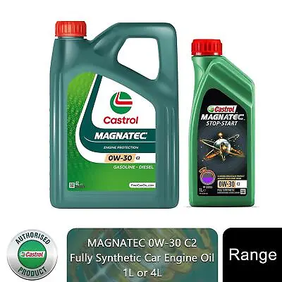 £29.59 • Buy 0w 30 Fully Synthetic Engine Oil, Castrol Magnatec 0w-30 C2 For Citreon Vehicles