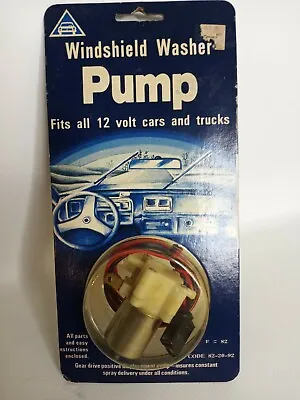 Vintage Windshield Washer Pump Fits All 12 Volt Cars And Trucks  • $29.99