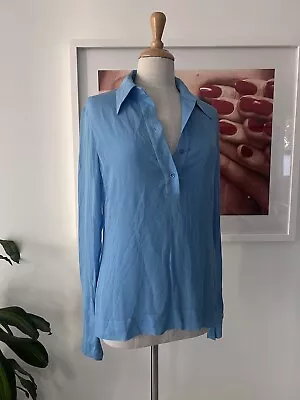 Manning Cartell Blue Blouse 14 • $65