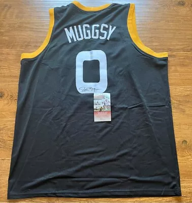 Muggsy Bogues Signed Custom Autographed Space Jam  Monstars  Jersey Jsa Coa • $74.99