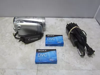 DR#8  Canon HV20 A Mini DV High Definition Camcorder W/Battery/Charger/2 Tapes • $89