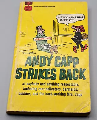 Andy Capp Strikes Back By Smythe Vintage Paperback Comic Fawcett Gold Medal Book • $14.99