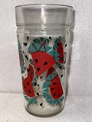 Vintage Anchor Hocking 16 Oz Watermelon Drinking Glass • $12