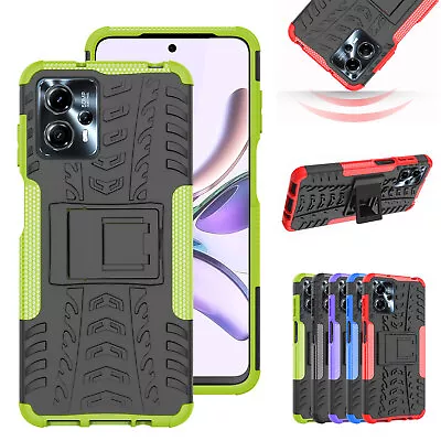 Shockproof Hard Armor Hybrid Stand Shell Case Cover For Motorola Moto Phone • $8.99