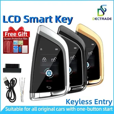 Keyless Go Universal Modified OBD LCD Screen Smart Remote Key For Mercedes Benz • $63.99