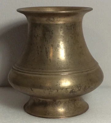 £50 • Buy Antique Chinese Archaic Bronze Hu Shape Vase 5’ Inch Tall 18th/19th Century Qing