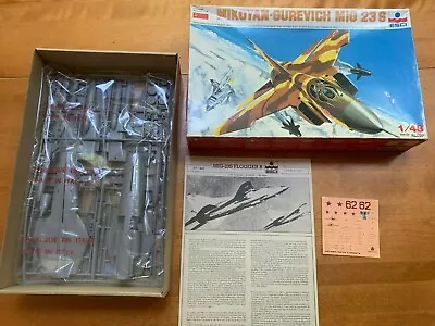 ESCI Mikoyan Gurevich Mig 23 S Vintage Model Kit Plane 1/48 Open Box Not Used • $64.99