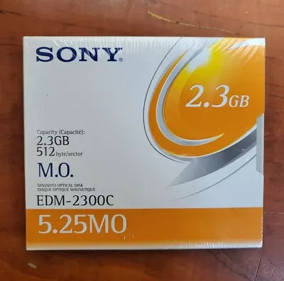 Sony EDM-2300C 2.3GB 512 Magneto Optical Disk Lot Of 4 • $19.99