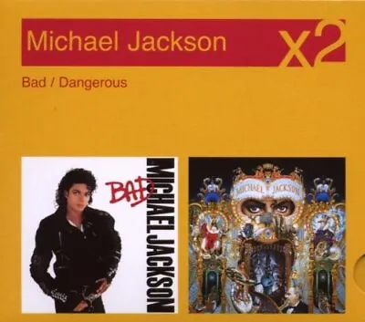 Michael Jackson : Bad/Dangerous CD 2 Discs (2007) Expertly Refurbished Product • $4