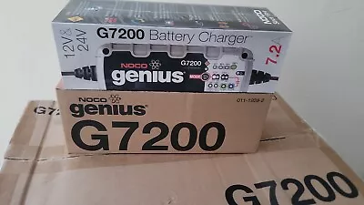 NOCO G7200 BATTERY CHARGER AND MANTENEDOR GENIUS SMART  7.2 AMP 12-24volt  • $139.95