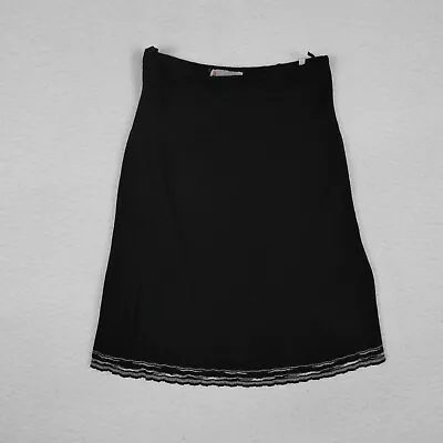 Missoni Skirt Women Size 40 Black Made In Italy Knee Length • $9.98