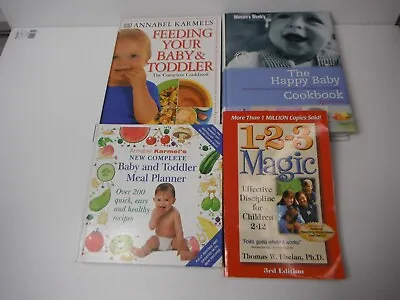Happy Baby Cookbook 123 Magic Feeding Your Baby Toddler Books By T Phelan Karmel • $32.99