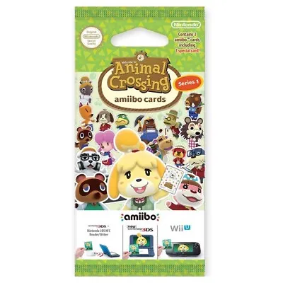 $3.96 • Buy AUTHENTIC Nintendo Animal Crossing Amiibo Cards Series 1 #001-100
