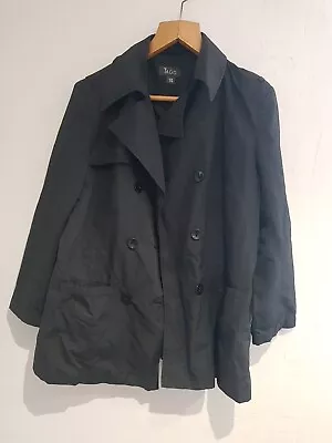 Womens Tagg Black Light Jacket Coat Cotton Mix Size 14  • £10