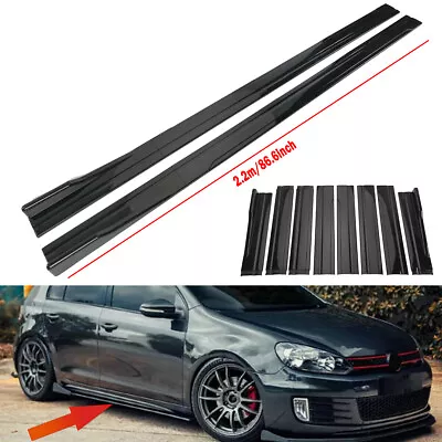 For Mazda 3 Hatchback 86.6 Side Skirt Extension Splitter Gloss Black • $47.95