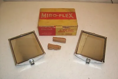 $125 • Buy 1960's 1970's Ford Chevy Dodge Truck Nos Miro-flex West Coast Jr Style Mirrors