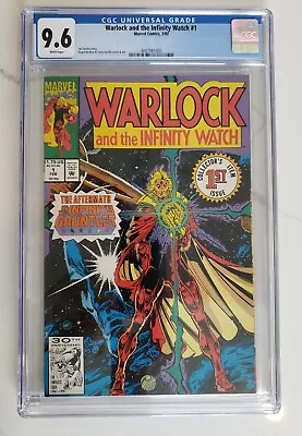 WARLOCK AND THE INFINITY WATCH #1 (1992 Marvel) CGC 9.6 NM+ • $48.99