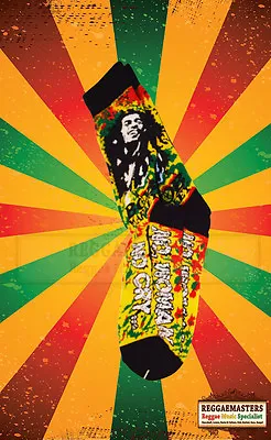 £6.49 • Buy Bob Marley No Women No Cry Socks - One Love Reggae Roots Rasta One Love (19)