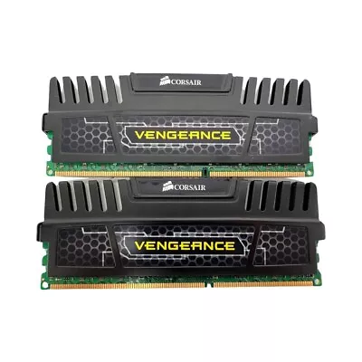 16GB (2X8GB) Kit CORSAIR VENGEANCE CMZ16GX3M2A1600C10 DDR3 SDRAM N6-3(5) • $19.99