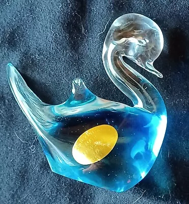 Murano Glass Duck Or Swan?? Figurine 4  Tall • $8.99