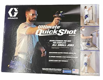 GRACO ULTIMATE QUICKSHOT Portable Airless PAINT Sprayer 826308 NEW!!! FREE !! • $1119