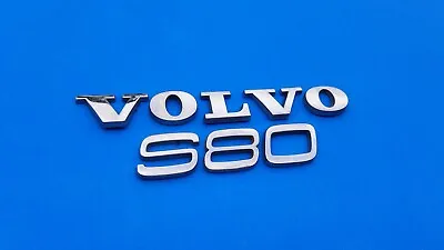 07 08 09 10 11 12 13 Volvo S80 Rear Lid Emblem Logo Badge Sign Used Set Oem B34 • $19