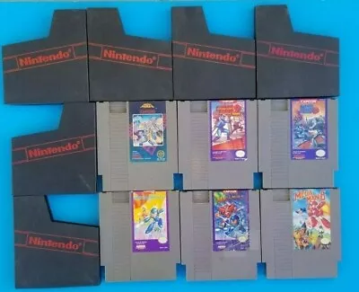  Nintendo NES Mega Man Megaman Game Cartridge Lot 12345& 6  • $549.01