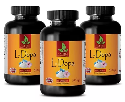 L-dopa 99% - L-DOPA Extract Powder 350 - Reproductive System Booster - 180 Pills • $52.16