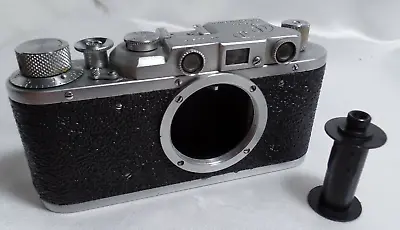Rv FED-1 Vintage Russian Leica M39 Mount Camera BODY Only & Take Up Spool 2354 • $79.99