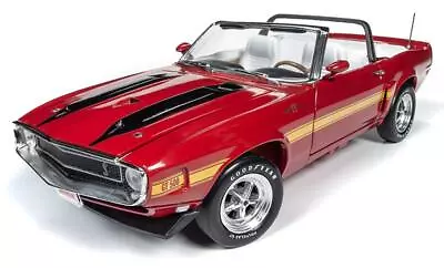 1/18 1970 Shelby Mustang Convertible Red American Muscle Auto World Amer1187 • $119.99