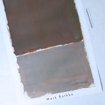 Mark Rothko Muted Colors 1998 Gallery Poster Large Mint • $150