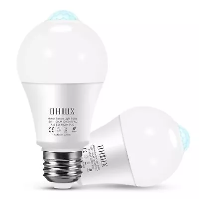 Motion Sensor Light Bulbs Outdoor 13W(120W Equivalent) Movement Activated Du... • $16.74