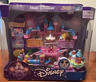 Disney Magical Miniatures 2000 Magic Kingdom Castle Playset. New In Box! • $180