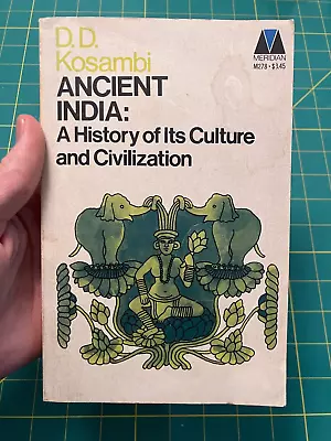 Ancient India: A History Of Its Culture And Civilization By D.D. Kosambi  • $30