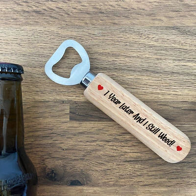 1st 2nd 3rd 5th 10th Anniversary Bottle Opener Boyfriend Husband Gift For Him • £5.99