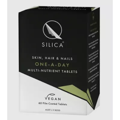 QSilica Skin Hair And Nail ONE-A-DAY (60 Tablets) VEGAN Silica • $69.90