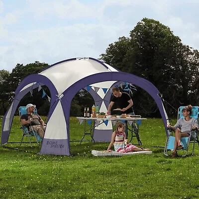 Dome Event Shelter Waterproof Gazebo UV Protection 3.5m X 3.5m Tent & Side Walls • £89.99