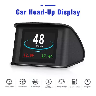 £41.87 • Buy Car HUD Gauge Head Up Display OBD2 Speedometer Over Speed Warning Data Scan Tool