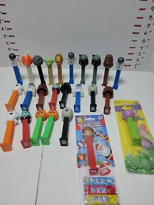 Vintage Pez Dispensers Lot Of 25 Dispensers  • $10