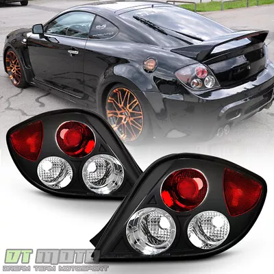 Black Fits 2003 2004 2005 Tiburon Tail Lights Brake Lamps Left+Right 03-05 Pair • $89.99