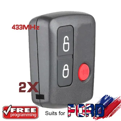 2x For Ford Territory SX XR6 XR8 Falcon BA BF - Complete Remote Key Fob 433MHz  • $34.90