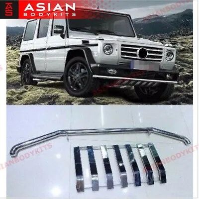 For Mercedes - Benz W463 G-class G500 G55 Lower Bumper Guard Bar Chrome • $360