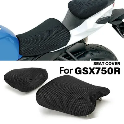 Motorcycle Cool Seat Cover For Suzuki GSX750R GSXR750 Fabric Saddle Accessories • $18.61