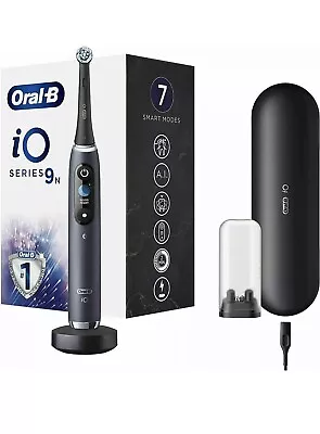 $372.50 • Buy ORAL-B IO9 SERIES RECHARGEABLE ELECTRIC TOOTHBRUSH BLACK ONYX TRAVEL CASE