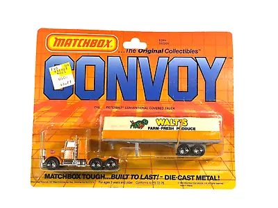 Matchbox Convoy CY-5 Walt's Farm Fresh Produce Peterbilt Semi And Trailer ~ 1983 • $24.95