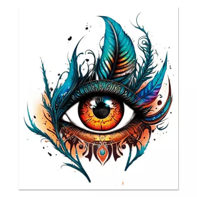 Eye Feather Vinyl Decal Sticker - Ebn9294 • $5.07